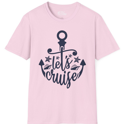Let's Cruise Shirt T-Shirt – Light Pink – Best Cruise Shirts