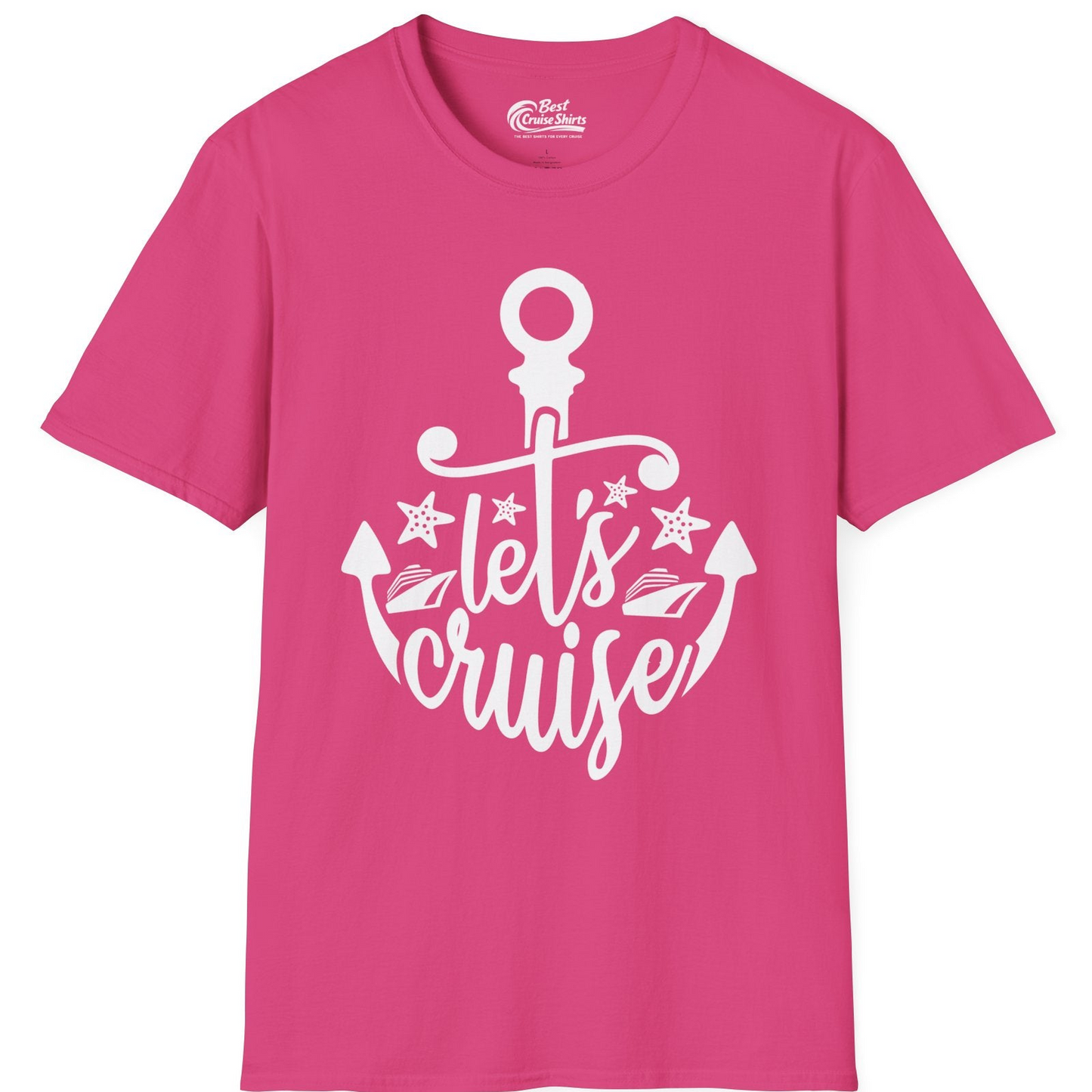 Let's Cruise Shirt T-Shirt – Heliconia – Best Cruise Shirts