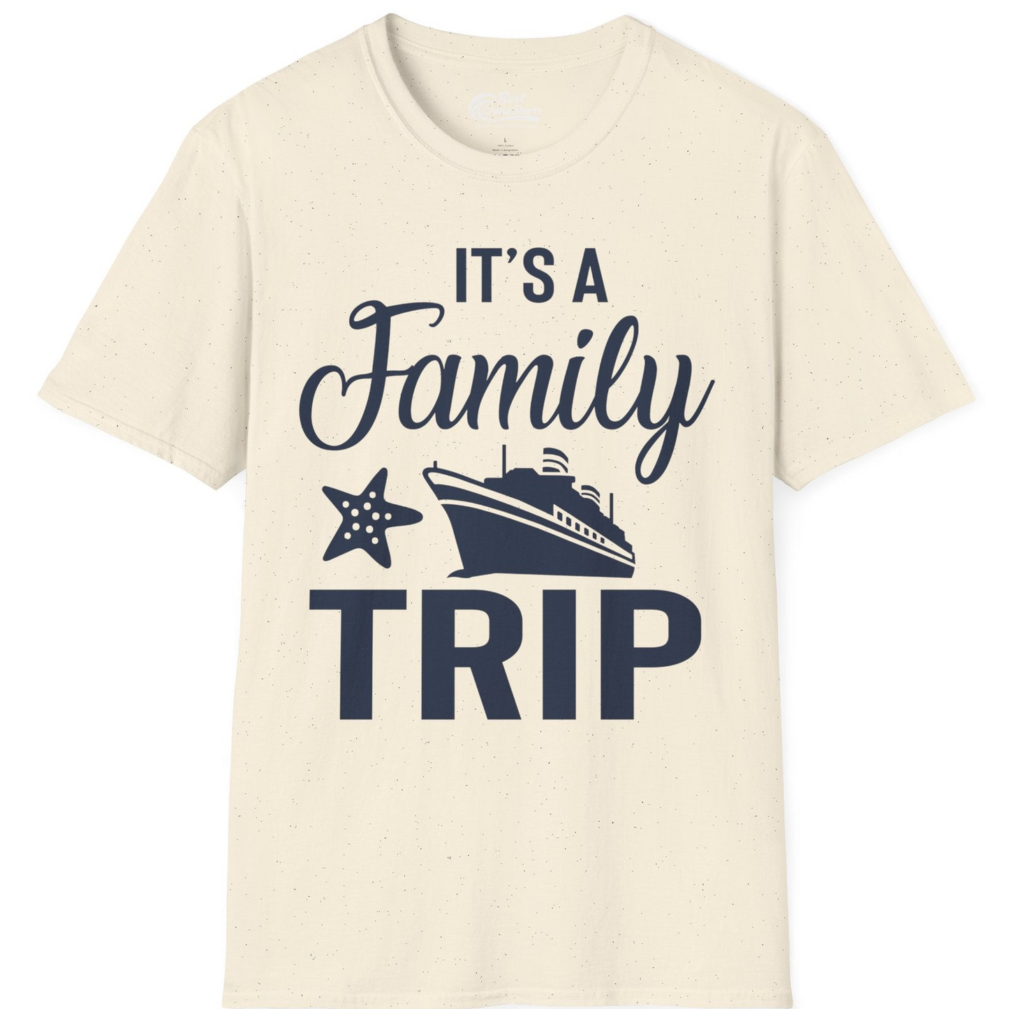 Family Cruise Trip Shirt T-Shirt – Natural – Best Cruise Shirts