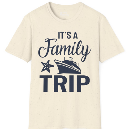 Family Cruise Trip Shirt T-Shirt – Natural – Best Cruise Shirts