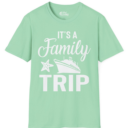 Family Cruise Trip Shirt T-Shirt – Mint Green – Best Cruise Shirts