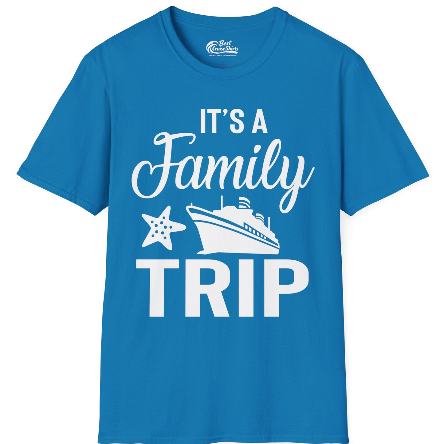 Family Cruise Trip Shirt T-Shirt – Sapphire – Best Cruise Shirts