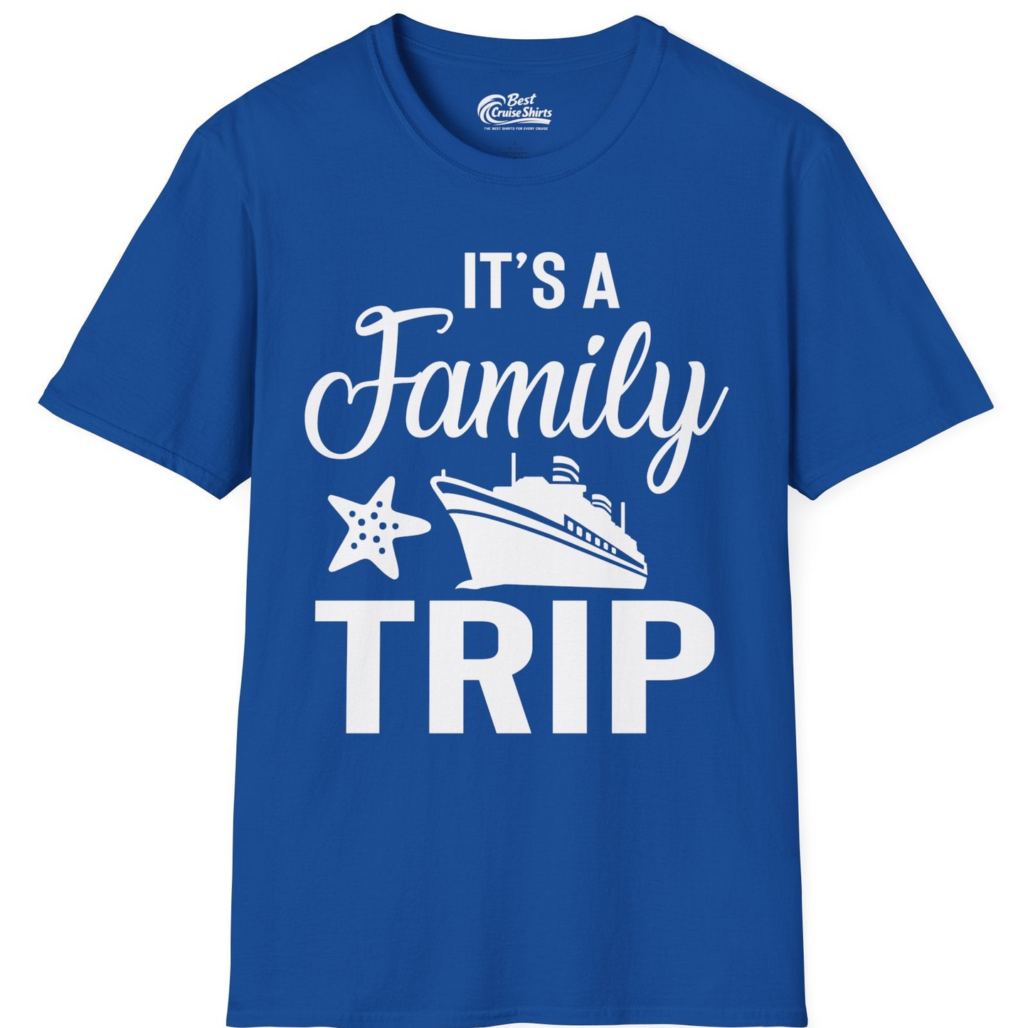 Family Cruise Trip Shirt T-Shirt – Royal – Best Cruise Shirts