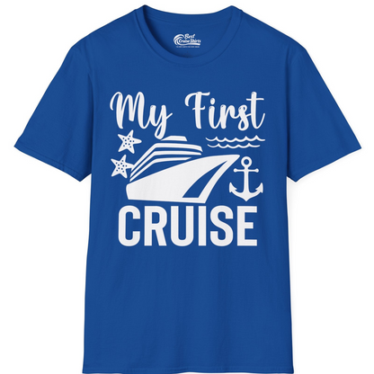 My First Cruise Shirt T-Shirt – Royal – Best Cruise Shirts