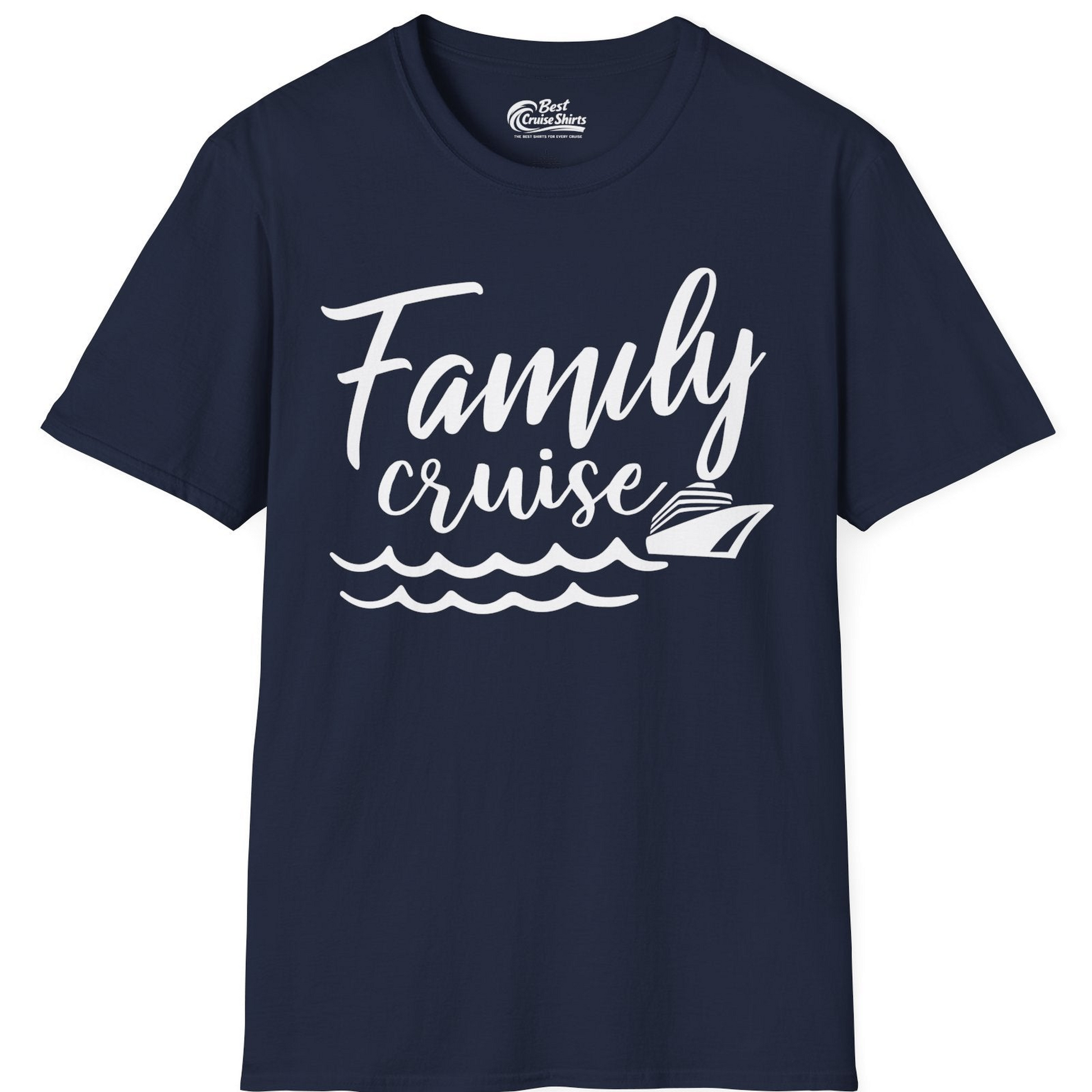 Family Cruise Shirt T-Shirt – Navy – Best Cruise Shirts