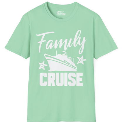 Family Cruise Shirt T-Shirt – Mint Green – Best Cruise Shirts