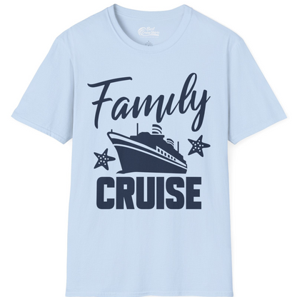 Family Cruise Shirt T-Shirt – Light Blue – Best Cruise Shirts