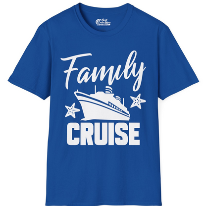 Family Cruise Shirt T-Shirt – Royal – Best Cruise Shirts