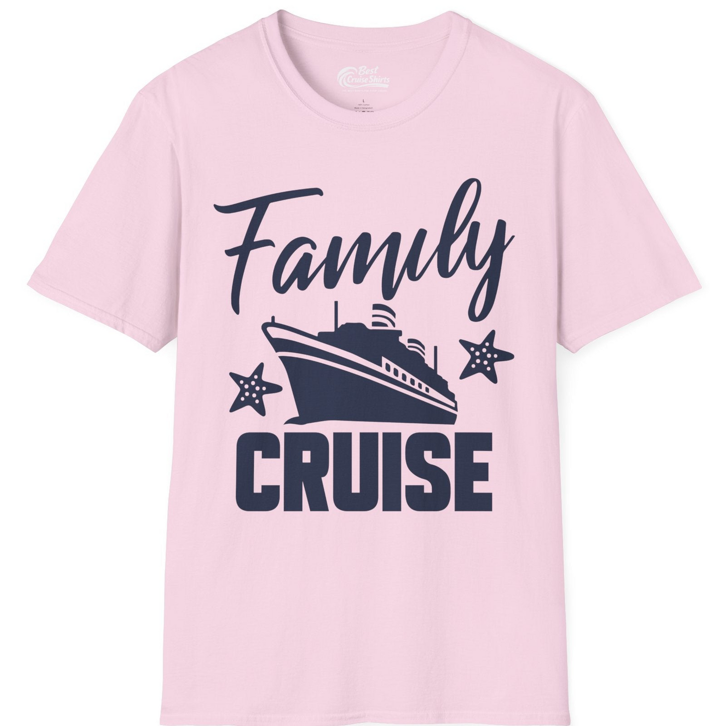 Family Cruise Shirt T-Shirt – Light Pink – Best Cruise Shirts