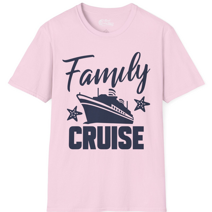 Family Cruise Shirt T-Shirt – Light Pink – Best Cruise Shirts