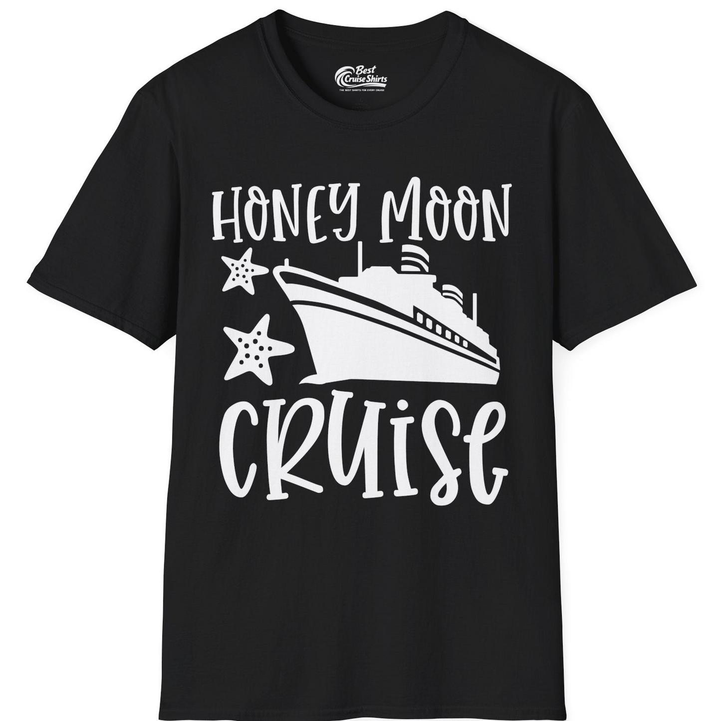 Honeymoon Cruise Shirt T-Shirt – Black – Best Cruise Shirts