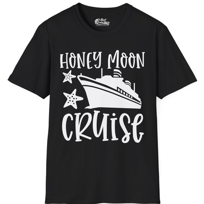 Honeymoon Cruise Shirt T-Shirt – Black – Best Cruise Shirts