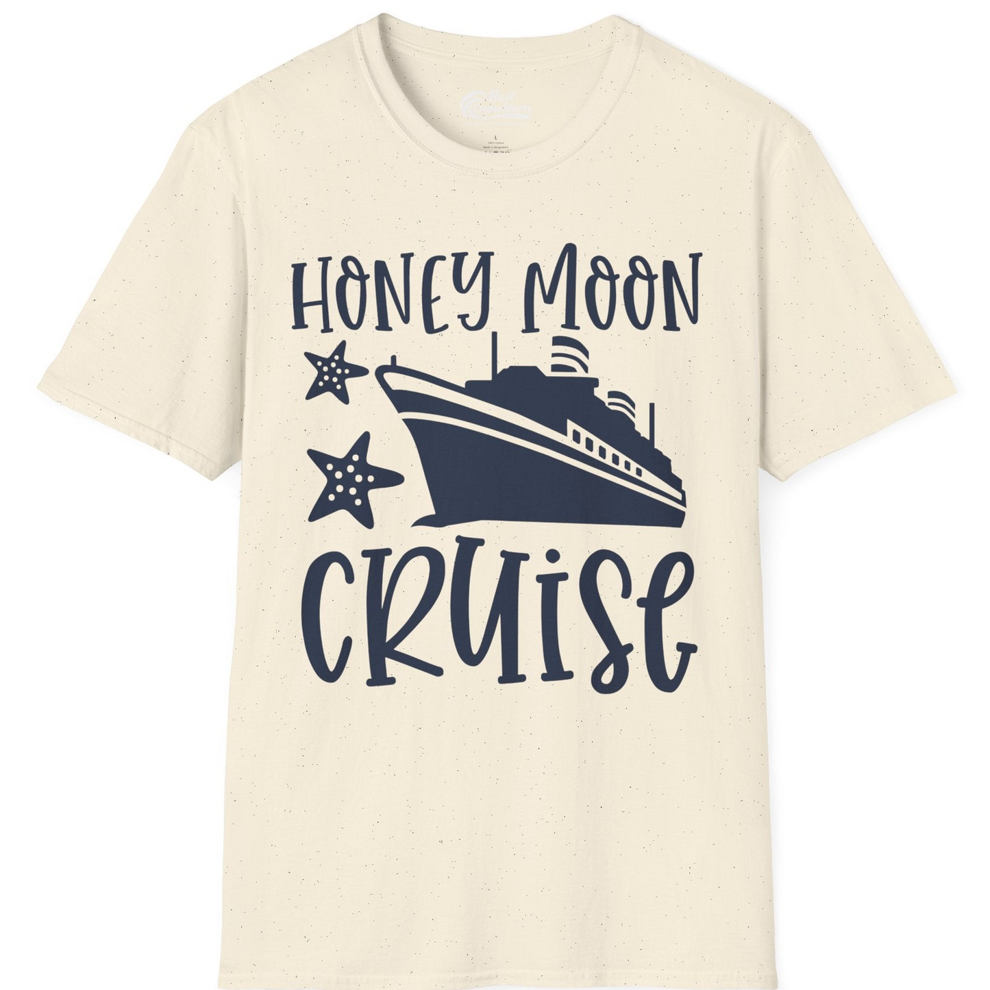 Honeymoon Cruise Shirt T-Shirt – Natural – Best Cruise Shirts