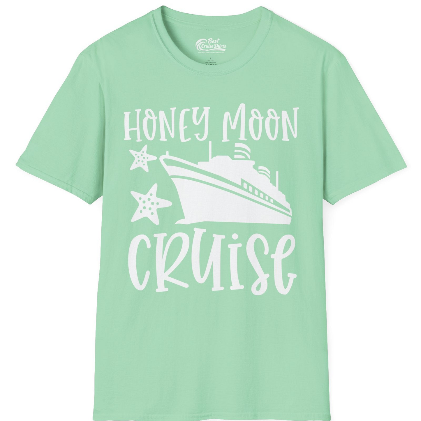 Honeymoon Cruise Shirt T-Shirt – Mint Green – Best Cruise Shirts