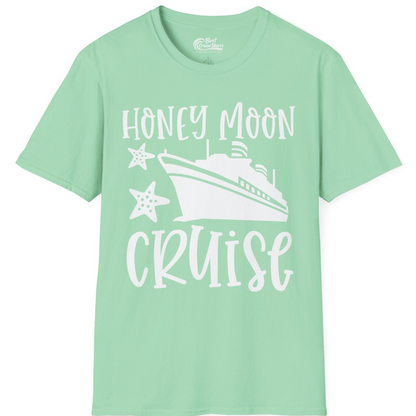 Honeymoon Cruise Shirt T-Shirt – Mint Green – Best Cruise Shirts