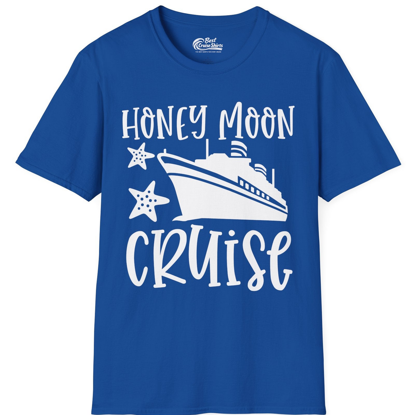 Honeymoon Cruise Shirt T-Shirt – Royal – Best Cruise Shirts