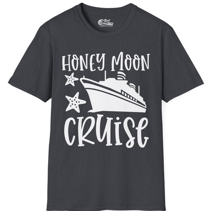Honeymoon Cruise Shirt T-Shirt – Dark Heather Grey – Best Cruise Shirts