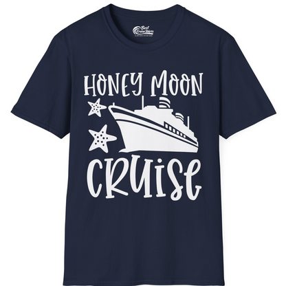 Honeymoon Cruise Shirt T-Shirt – Navy – Best Cruise Shirts