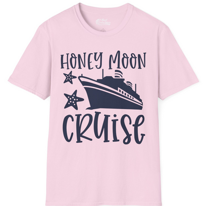 Honeymoon Cruise Shirt T-Shirt – Light Pink – Best Cruise Shirts