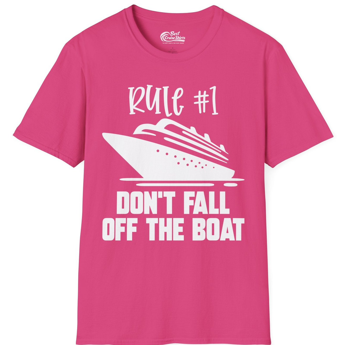 Rule Number One Cruise Shirt T-Shirt – Heliconia – Best Cruise Shirts