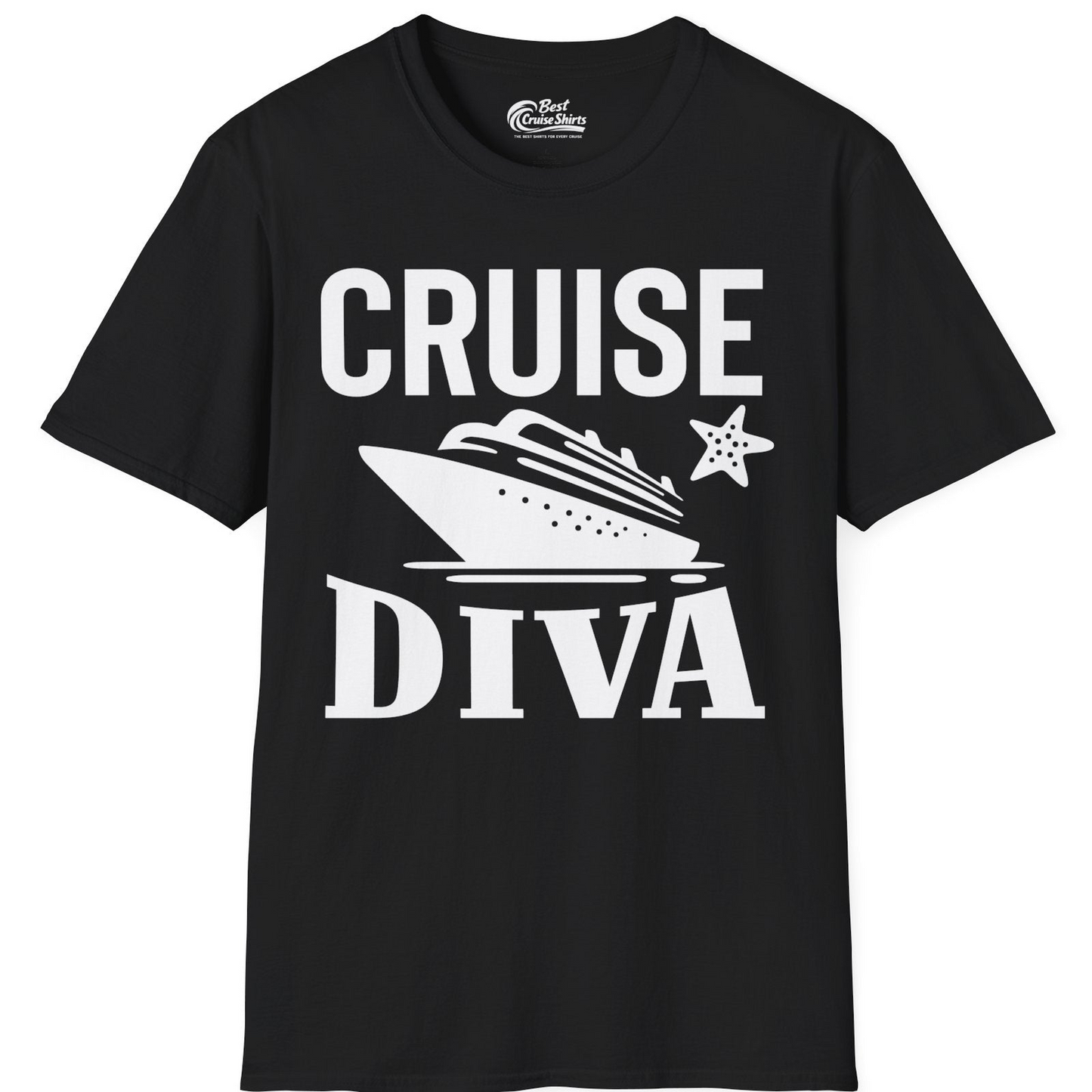 Cruise Diva Shirt T-Shirt – Black – Best Cruise Shirts