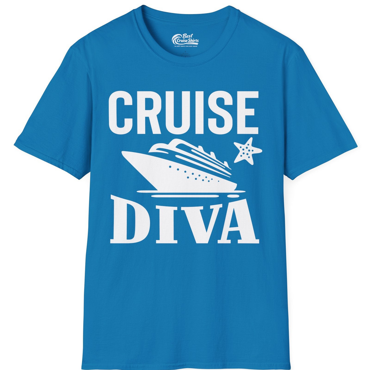 Cruise Diva Shirt T-Shirt – Sapphire – Best Cruise Shirts