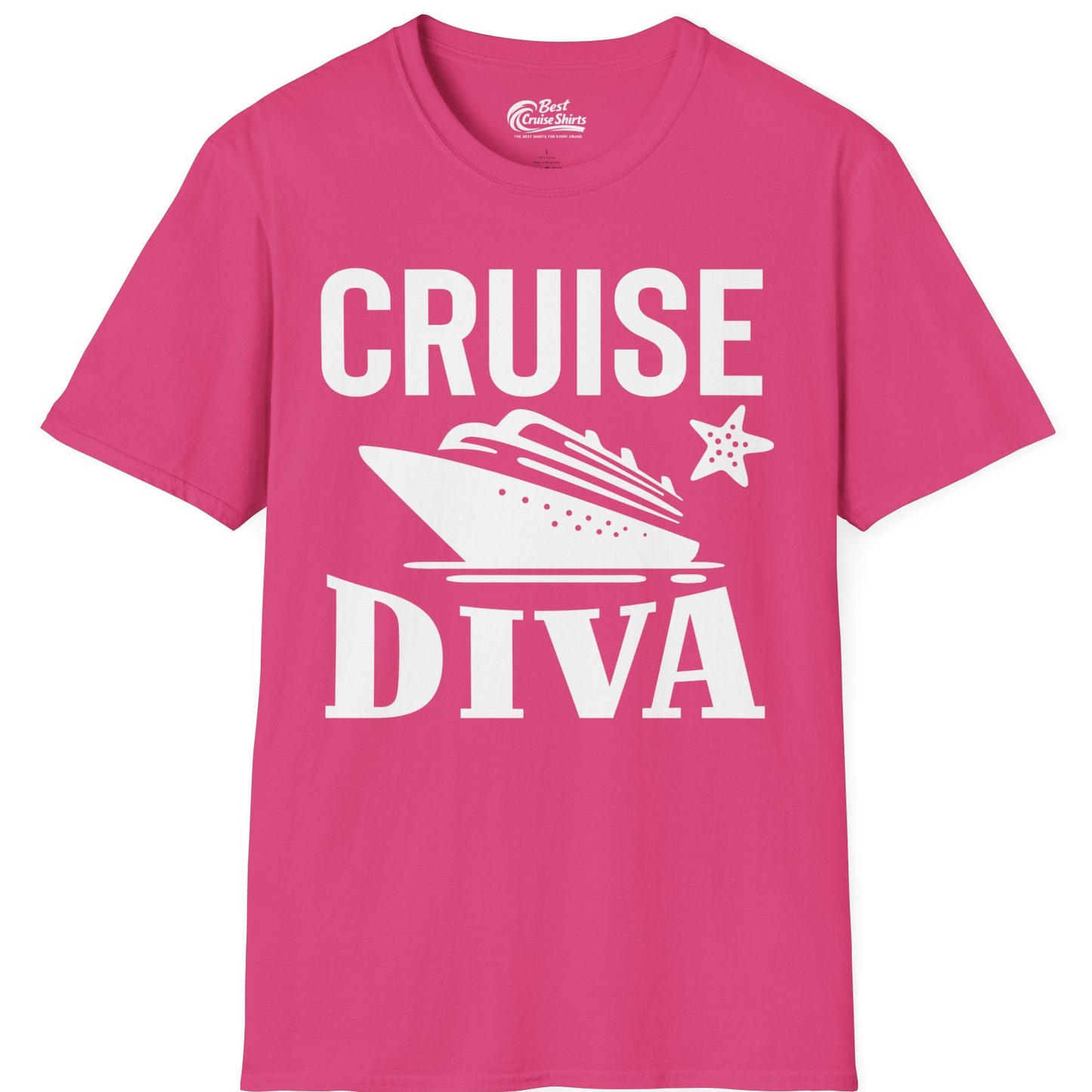 Cruise Diva Shirt T-Shirt – Heliconia – Best Cruise Shirts