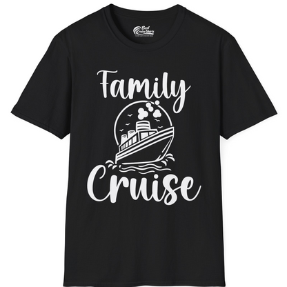 Family Cruise Shirt T-Shirt – Black – Best Cruise Shirts