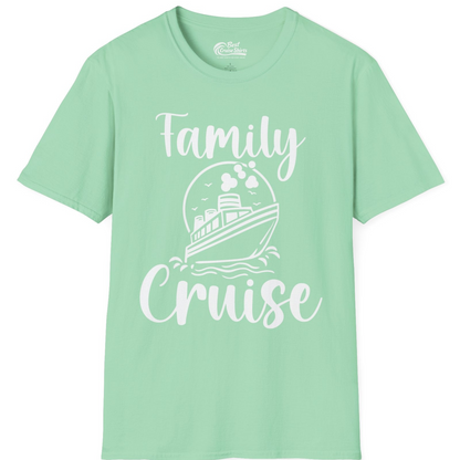 Family Cruise Shirt T-Shirt – Mint Green – Best Cruise Shirts