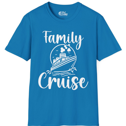 Family Cruise Shirt T-Shirt – Sapphire – Best Cruise Shirts