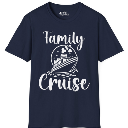Family Cruise Shirt T-Shirt – Navy – Best Cruise Shirts
