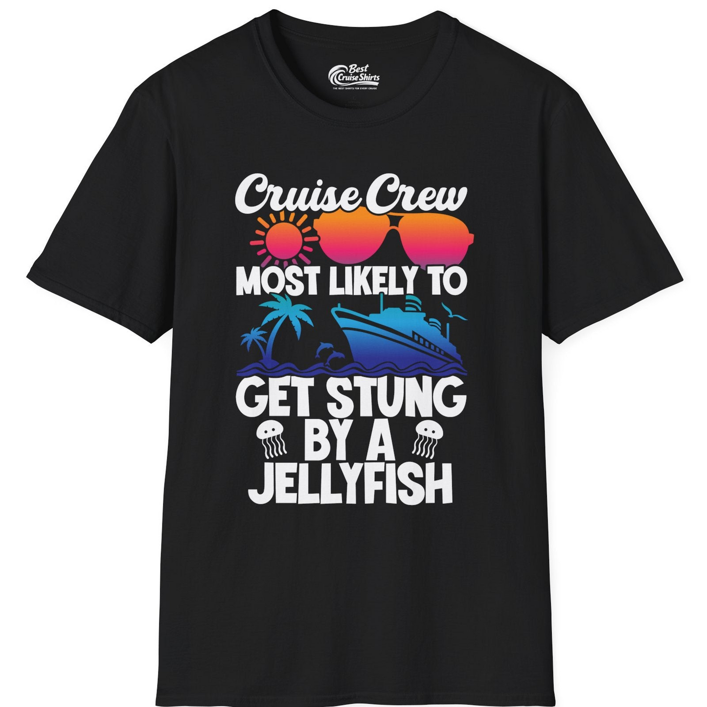 Cruise Crew Shirt T-Shirt – Black – Best Cruise Shirts