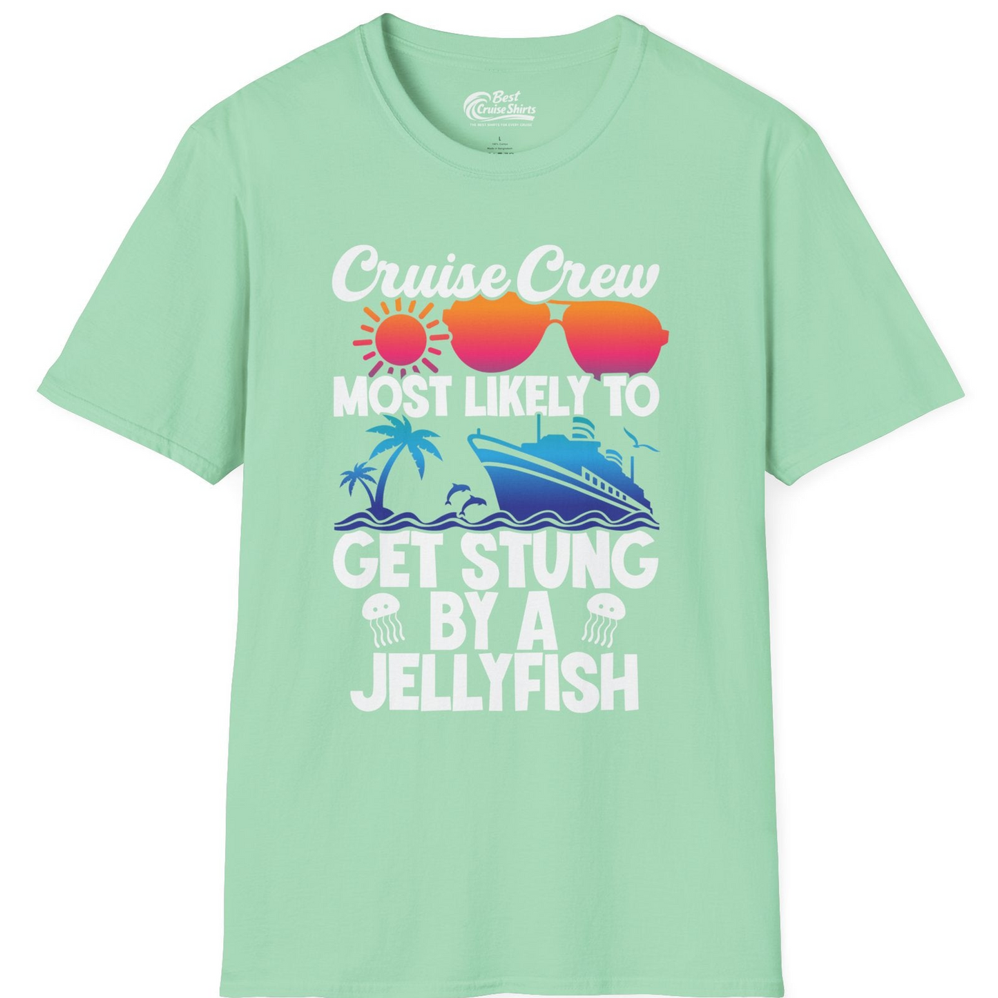 Cruise Crew Shirt T-Shirt – Mint Green – Best Cruise Shirts