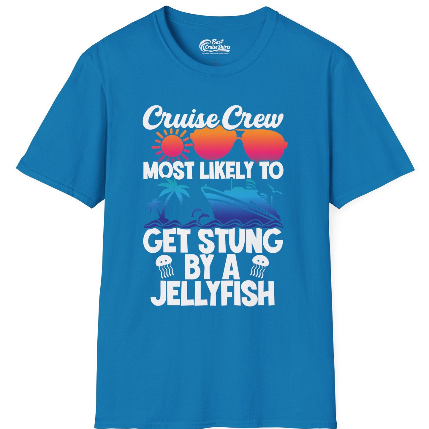 Cruise Crew Shirt T-Shirt – Sapphire – Best Cruise Shirts
