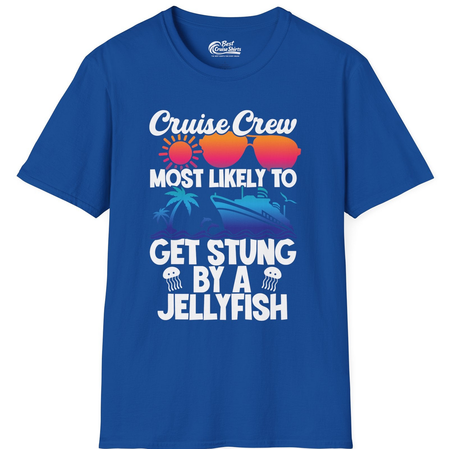 Cruise Crew Shirt T-Shirt – Royal – Best Cruise Shirts