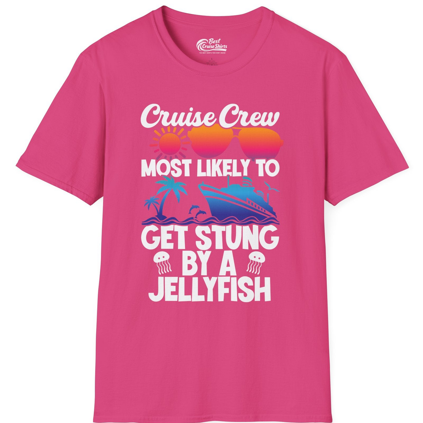 Cruise Crew Shirt T-Shirt – Heliconia – Best Cruise Shirts