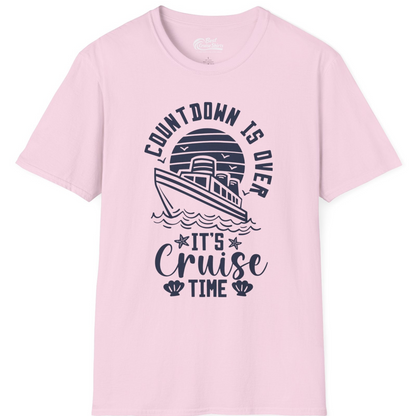 Countdown Is Over T-Shirt – Light Pink – Best Cruise Shirts