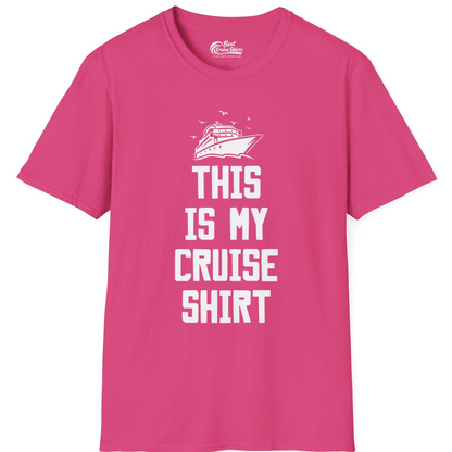 This Is My Cruise Shirt Bold Cruise Ship Graphic Tee — T-Shirt T-Shirt – Heliconia – Best Cruise Shirts