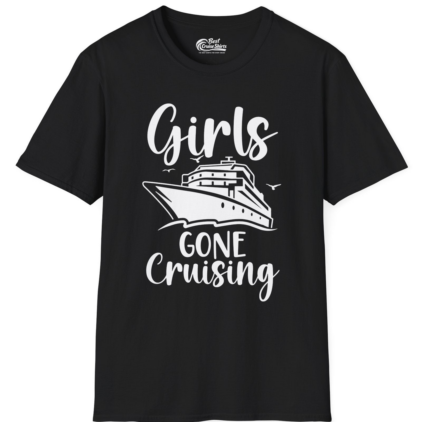 Girls Gone Cruising Group Cruise Shirt T-Shirt – Black – Best Cruise Shirts