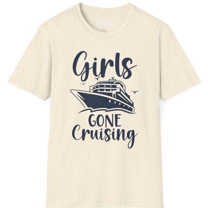Girls Gone Cruising Group Cruise Shirt T-Shirt – Natural – Best Cruise Shirts