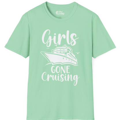 Girls Gone Cruising Group Cruise Shirt T-Shirt – Mint Green – Best Cruise Shirts