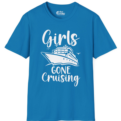 Girls Gone Cruising Group Cruise Shirt T-Shirt – Sapphire – Best Cruise Shirts