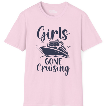 Girls Gone Cruising Group Cruise Shirt T-Shirt – Light Pink – Best Cruise Shirts