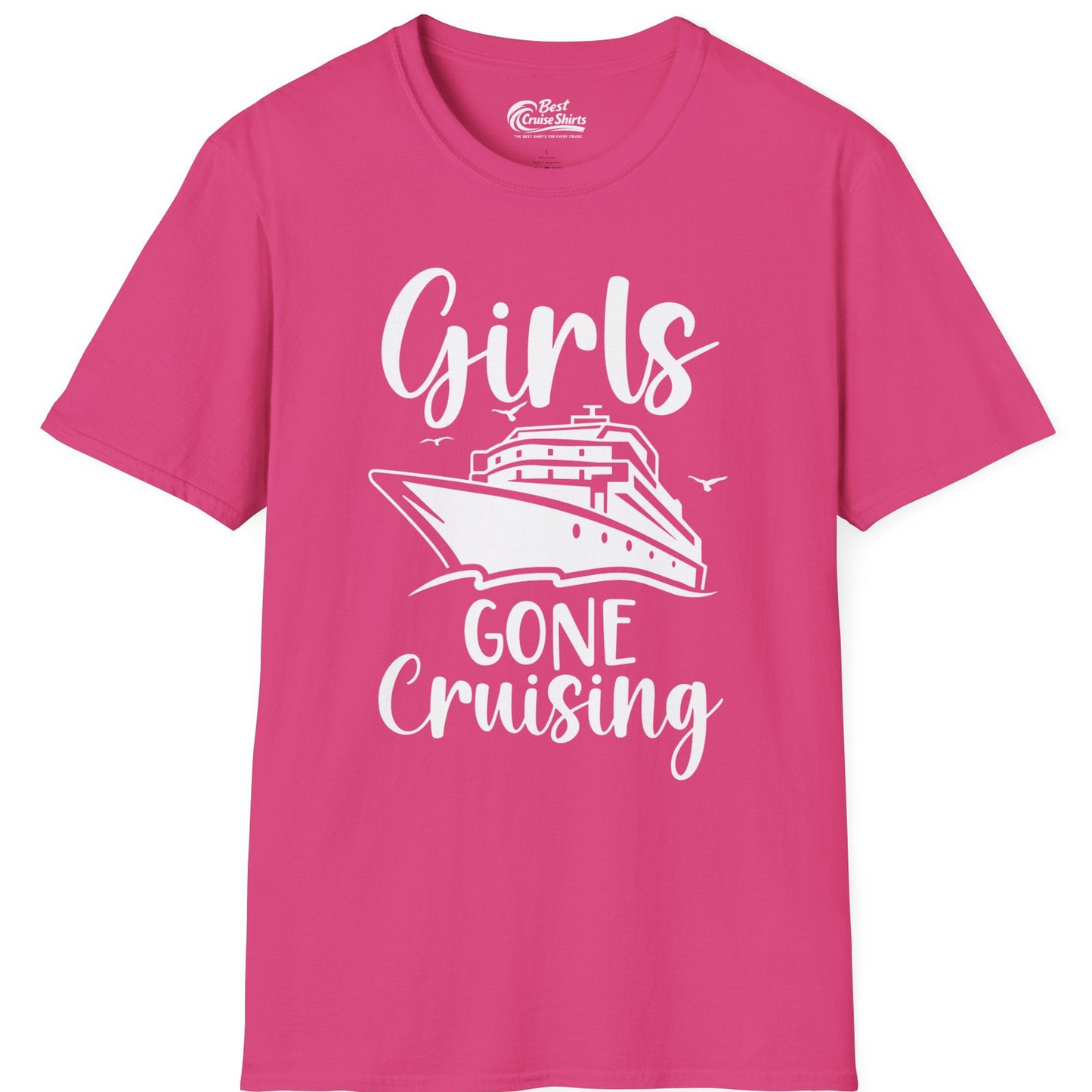 Girls Gone Cruising Group Cruise Shirt T-Shirt – Heliconia – Best Cruise Shirts