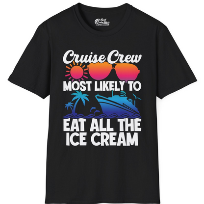 Cruise Crew Shirt T-Shirt – Black – Best Cruise Shirts