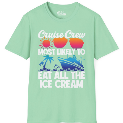 Cruise Crew Shirt T-Shirt – Mint Green – Best Cruise Shirts