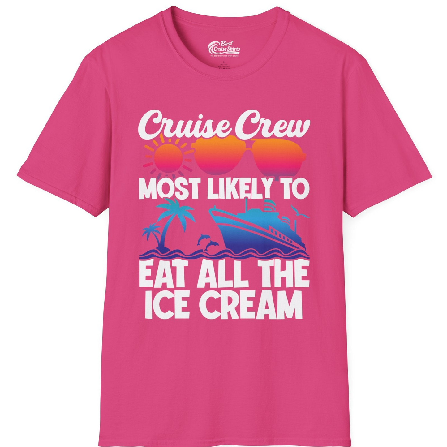 Cruise Crew Shirt T-Shirt – Heliconia – Best Cruise Shirts