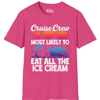 Cruise Crew Shirt T-Shirt – Heliconia – Best Cruise Shirts