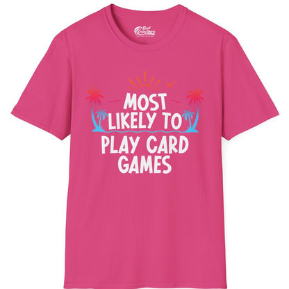 Tropical Cruise Card Game Shirt T-Shirt – Heliconia – Best Cruise Shirts