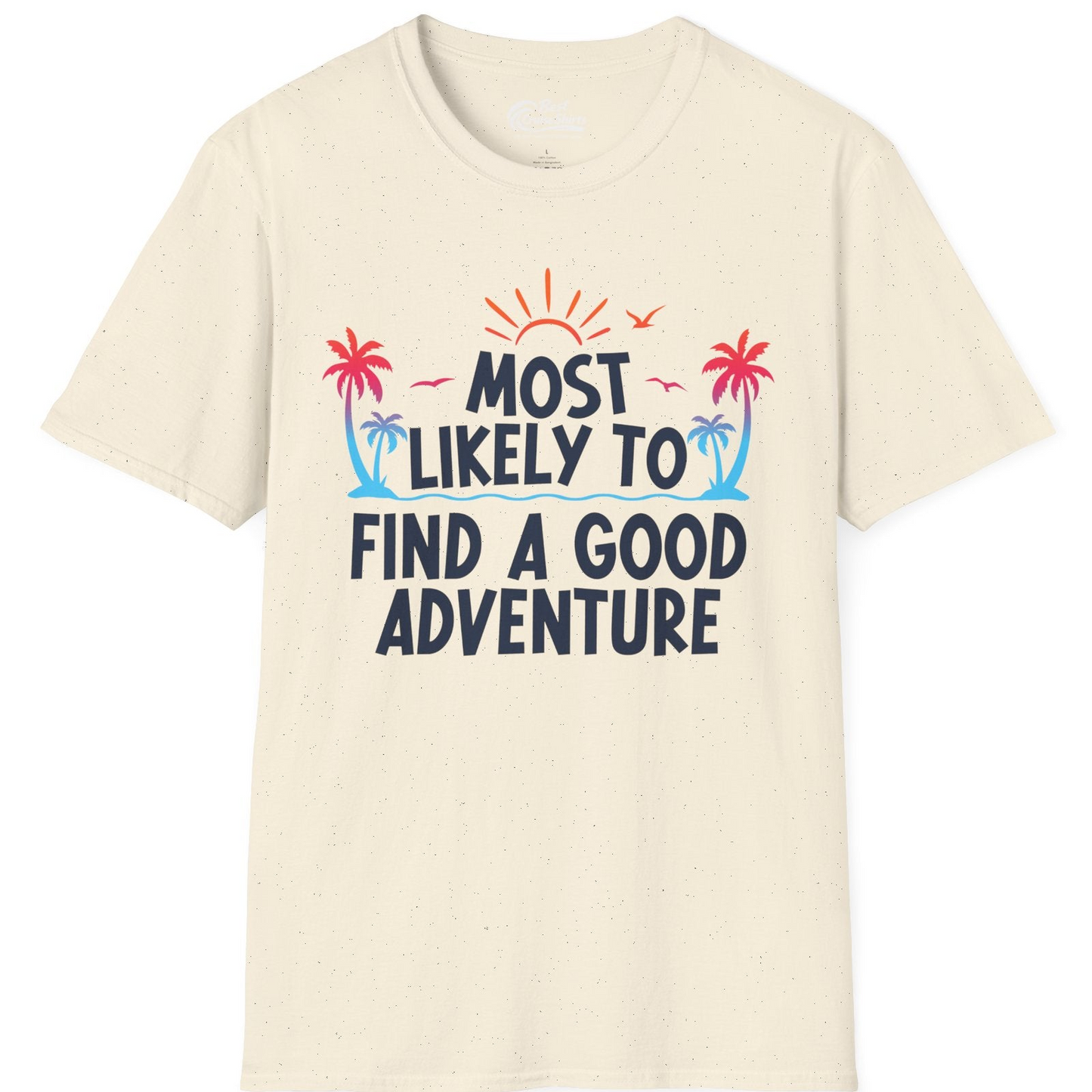 Tropical Adventure Shirt T-Shirt – Natural – Best Cruise Shirts
